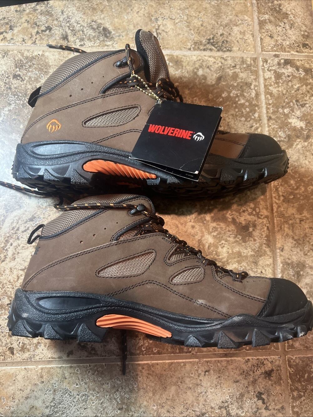 Wolverine Hudson Steel-Toe Men's Work Boots - Dark Brown/Black, US 10
